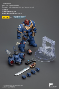 Ultramarines Jump Pack Intercessors Sergeant With Plasma Pistol And Power Sword 6