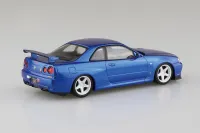 Aoshima NISSAN R34 SKYLINE GT-R CUSTOM WHEEL(BAYSIDE BLUE) - Scale Kits - photo 2