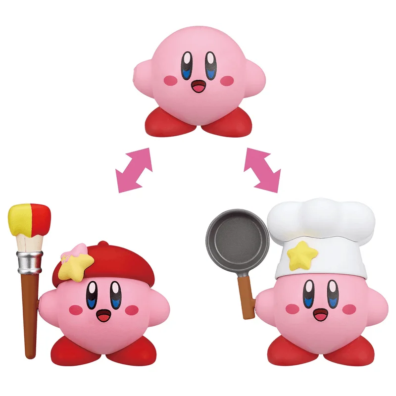 BANDAI Kirby Copy Ability Figure: Artist & Cook - Kirby