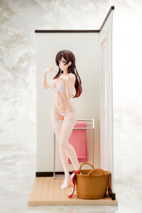 1/6 scaled pre-painted figure Rent-A-Girlfriend MIZUHARA Chizuru in see-through lingerie figure Angel White Ver. 19
