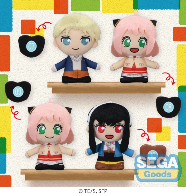 SEGA moipon TV Anime "SPY x FAMILY" MP Mascot Vol.2 (pack of 4) - SPY x FAMILY