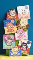 PP X MONSTER Sparkle Lucky Kitten Daruma Blind Box 96