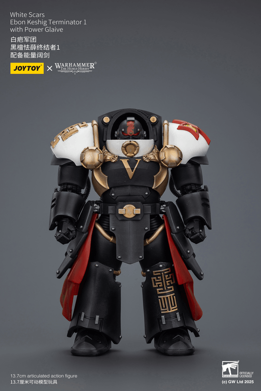 White Scars Ebon Keshig Terminator 1 with Power Glaive