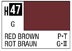 GSI Creos AQUEOUS HOBBY COLOR - H47 GLOSS RED BROWN (PRIMARY)