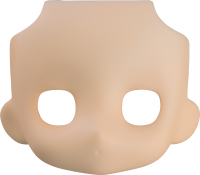 Nendoroid Doll Customizable Face Plate - Narrowed Eyes: Without Makeup (Almond Milk) 2