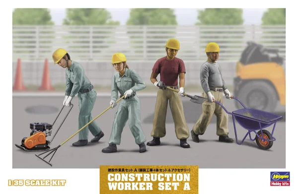 [WM03] 1:35 CONSTRUCTION WORKER SET A