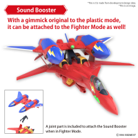 HG 1/100 VF-19 CUSTOM FIRE VALKYRIE WITH SOUND BOOSTER 8