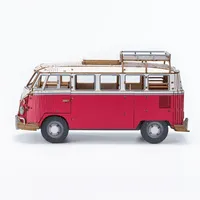 Azone wa-gu-mi Vintage Volkswagen Type 2 (T1) Camper Van RED - Scale Kits - photo 12