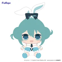 FuRyu Hatsune Miku　KYURUMARU BIG Plush Toy -Hatsune Miku /White Rabbit- - Hatsune Miku - photo 2