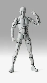 TAMASHII NATIONS BODY-KUN-Sports- Edition-WIRE FRAME- (Gray Color Ver.) "BODY-KUN/BODY-CHAN", TAMASHII NATIONS S.H.Figuarts - Hyper Body - photo 1