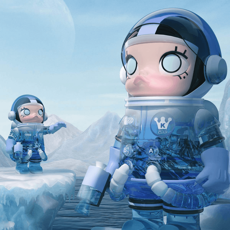 MEGA SPACE MOLLY 1000% Glacier