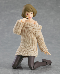 figma Female Body (Chiaki) with Off-the-Shoulder Sweater Dress 6