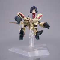 YF-19(ISAMU ALVA DYSON USE) with MYUNG FANG LONE "MACROSS PLUS", TAMASHII NATIONS TINY SESSION 2