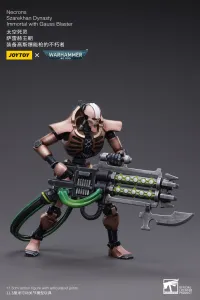 JOYTOY Necrons Szarekhan Dynasty lmmortal with Gauss Blaster [2PCS] - Warhammer 40K - photo 3