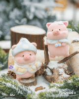LuLu the Piggy Winter Series - Mushroom Elf Lu Plush Keychain 3