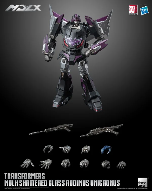 threezero Transformers - MDLX Shattered Glass Rodimus Unicronus - Transformers