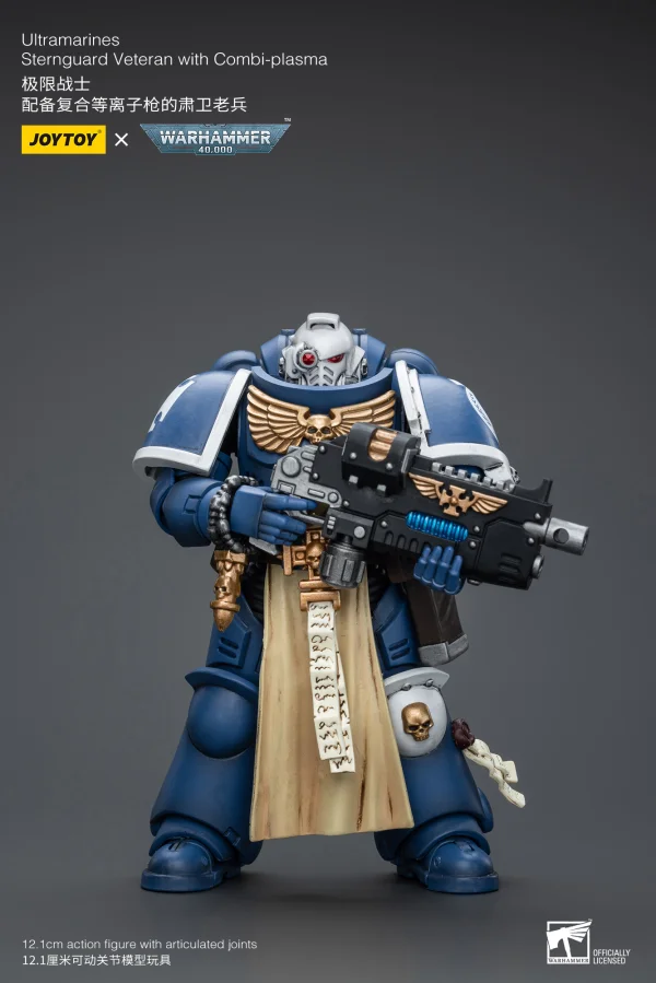 JOYTOY Ultramarines Sternguard Veteran with Combi-Plasma - Warhammer 40K