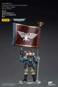 JOYTOY Astra Militarum Tempestus Scions Command Squad 55th Kappic Eagles Banner Bearer - Warhammer 40K - photo 3
