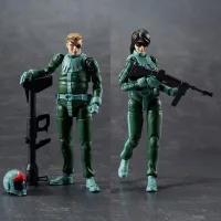 MegaHouse Principality of Zeon Army Soldier 04-06 (Normal Suit Soldier & Char Aznable) - Mobile Suit Gundam - photo 4