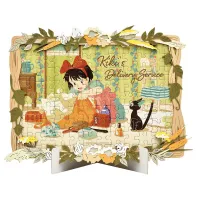 ENSKY 108P-DW02 Art Decoration Paper Theater - Kiki's Delivery Service (Wood Style) - Studio Ghibli - photo 1