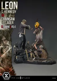 Prime 1 Studio Ultimate Premium Masterline Resident Evil 4 Leon S. Kennedy versus Chainsaw Villager - Video Games - photo 81