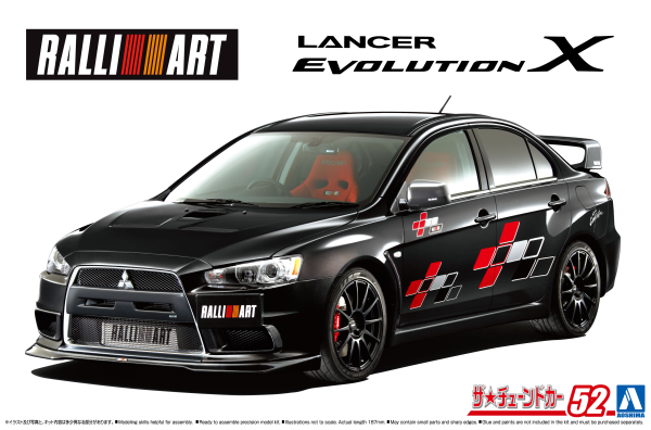 1/24 RALLIART CZ4A LANCER EVOLUTION Ⅹ '07（MITSUBISHI）