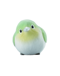 Flocked Tenori Friends 1 - Birds, Bandai Shokugan Tenori Friends (BOX) 10
