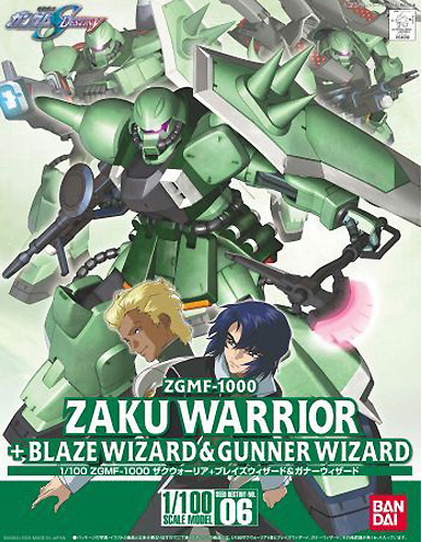 HG 1/100 #06 Zaku Warrior + Blaze Wizard &amp; Gunner Wizard