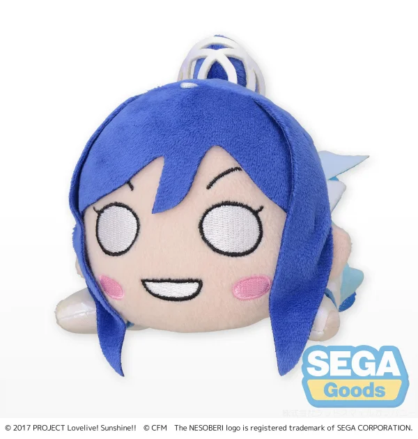 SEGA NESOBERI (Lay-Down) "Love Live! Sunshine!! x Hatsune Miku" Plush "Kanan Matsuura" (S) - Hatsune Miku