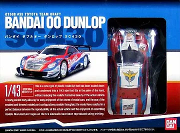 BANDAI HOBBY 1/43 BANDAI OO DUNLOP SC430 - Super GT