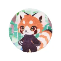 GoodSmile Moment FLUFFY LAND Fluffy Pinback Badge Garnet - FLUFFY LAND - photo 1