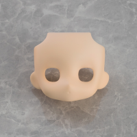 Nendoroid Doll Customizable Face Plate - Narrowed Eyes: Without Makeup (Almond Milk) 1