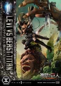 Ultimate Premium Masterline  TV animation Attack On Titan  Levi versus Beast Titan 60