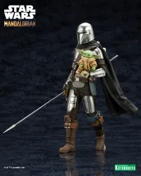 KOTOBUKIYA ARTFX+ MANDALORIAN & GROGU with Beskar Staff - Star Wars - photo 9