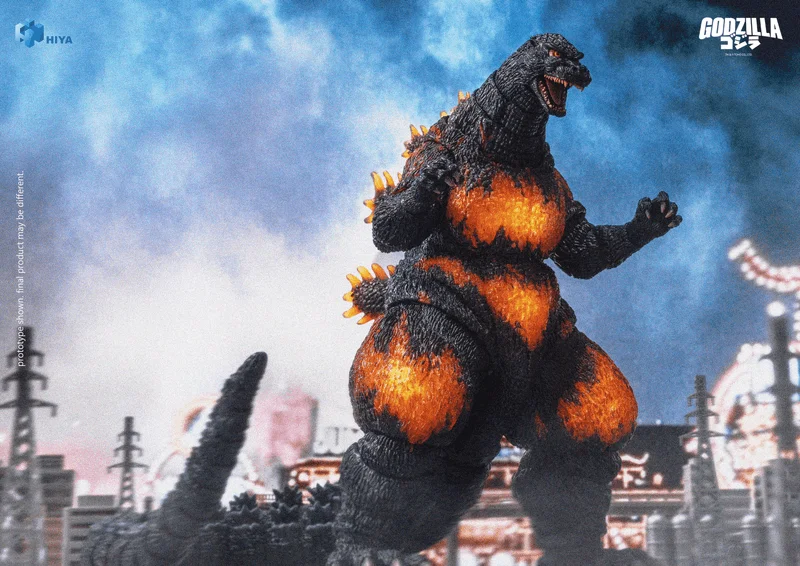 HIYA TOYS HIYA Exquisite Basic Series None Scale 7 Inch Godzilla vs. Destoroyah 1995 Burning Godzilla Action Figure - Godzilla