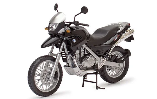 Aoshima 1/12 TOYABI DIECAST MOTORCYCLE: 1/12 BMW F650GS (Black) - Art & Display