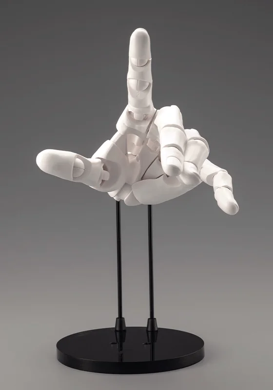 KOTOBUKIYA ARTIST SUPPORT ITEM HAND MODEL MEN’S/L -WHITE- - Art & Display