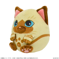Monster Hunter Fluffy Eggshaped Plush Mini Felyne 1