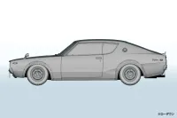 Aoshima 1/32 NISSAN C110 SKYLINE GT-R(SILVER) - Scale Kits - photo 6