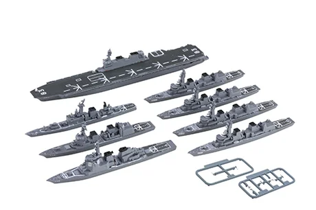 Fujimi [NWC-30 EX-1] 1/3000 JMSDF Escort Flotilla 1 Special Version (w/Shipboard Helicopter) - Scale Kits