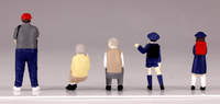 1/80 Scale super minifigure series6 That Day's Bus Stop Set 3