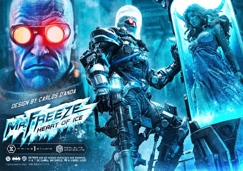 Prime 1 Studio Real Elite Masterline Batman (Comics) Mr. Freeze Heart of Ice (Design by Carlos D'Anda) - DC Comics