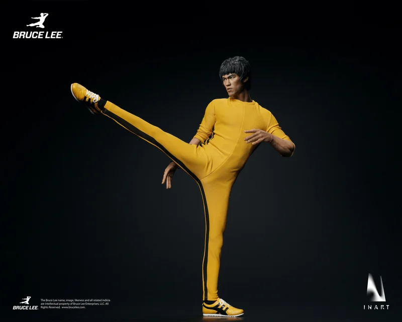 Queen Studios  INART - Bruce Lee (Yellow Jumpsuit) 1/6 Collectible Figure - Action Figures