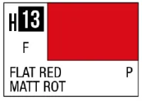 GSI Creos AQUEOUS HOBBY COLOR - H13 FLAT RED (PRIMARY) - photo 1