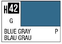 AQUEOUS HOBBY COLOR - H42 GLOSS BLUE GRAY (PRIMARY) 1