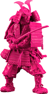 PLAMAX 1/12 Kamakura Period Armored Warrior: Pink Color Edition 3