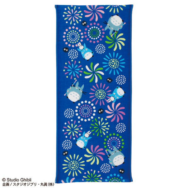 My Neighbor Totoro Flower (Fireworks) - Ghibli Imabari Gauze Series (Face Towel)