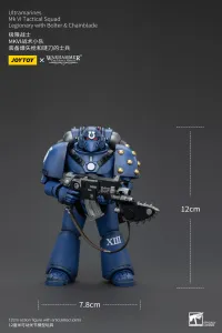 JOYTOY Ultramarines MK VI Tactical Squad Legionary with Bolter& Chainblade - Warhammer 40K - photo 4