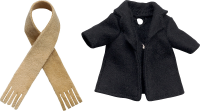 Nendoroid Doll Coat & Scarf (Black) 2