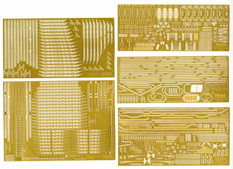 [1/350-No11 EX-1] 1/350 Photo-Etched Parts Set for IJN Aircraft Carrier Kaga